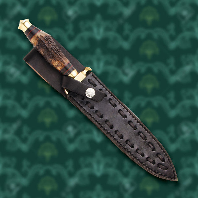 Stag Horn & Damascus Hunting Dagger