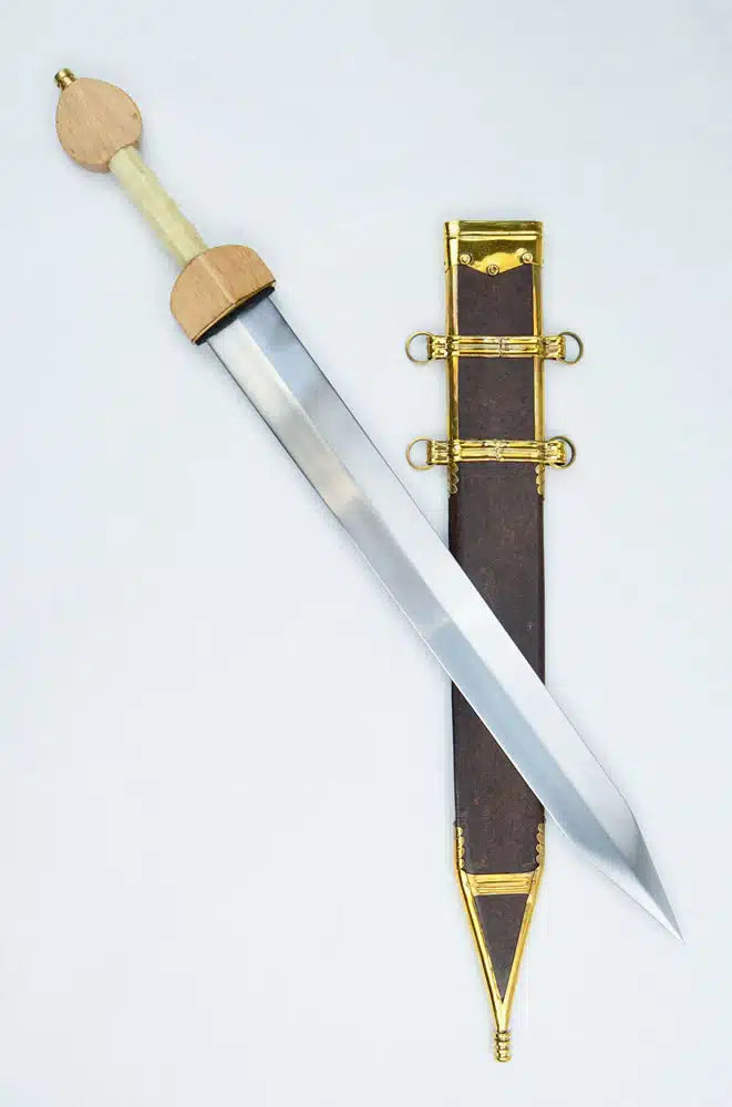 Fulham Gladius Sword with Simple Scabbard – Deepeeka.